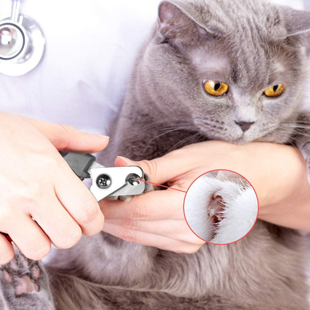 Dog Nail Clippers, Dog Nail Trimmer Large Breed with Quick Sensor,Safari Professional Cat Nail Clipper with Safety Guard and Nail File.