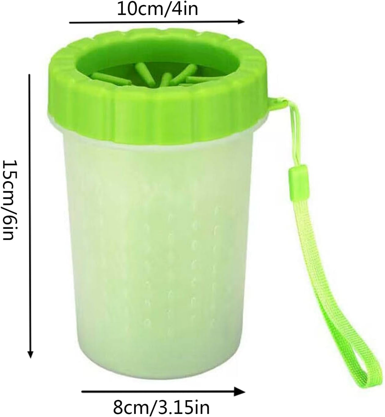 Dog Paw Cleaner, Dog Paw Washer Cup, Dog Foot Washer Large, Pet Paw Cleaner Cup, Paw Scrubber for Dogs, Muddy Paw Cleaner, Cat Foot Cleaner, Silicone Brush Cup for Medium Large Dogs Grooming