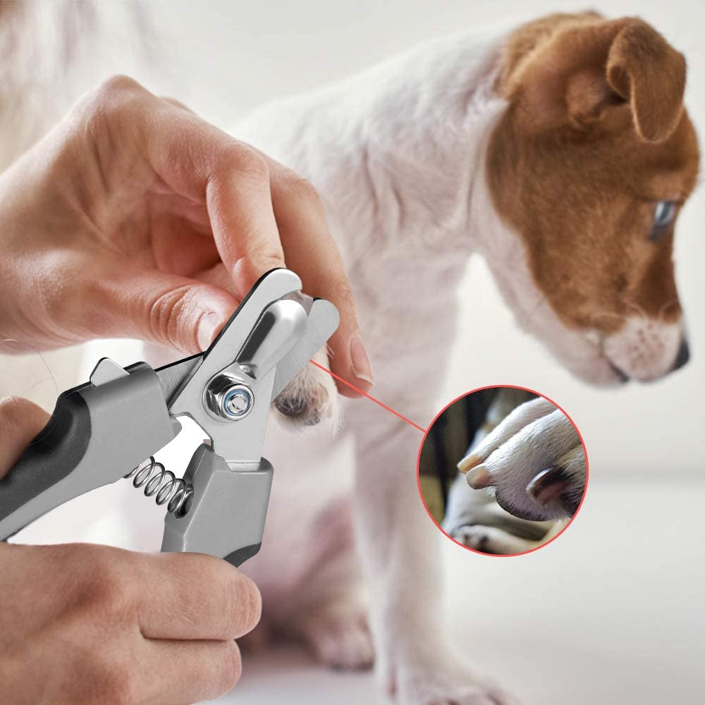 Dog Nail Clippers, Dog Nail Trimmer Large Breed with Quick Sensor,Safari Professional Cat Nail Clipper with Safety Guard and Nail File.