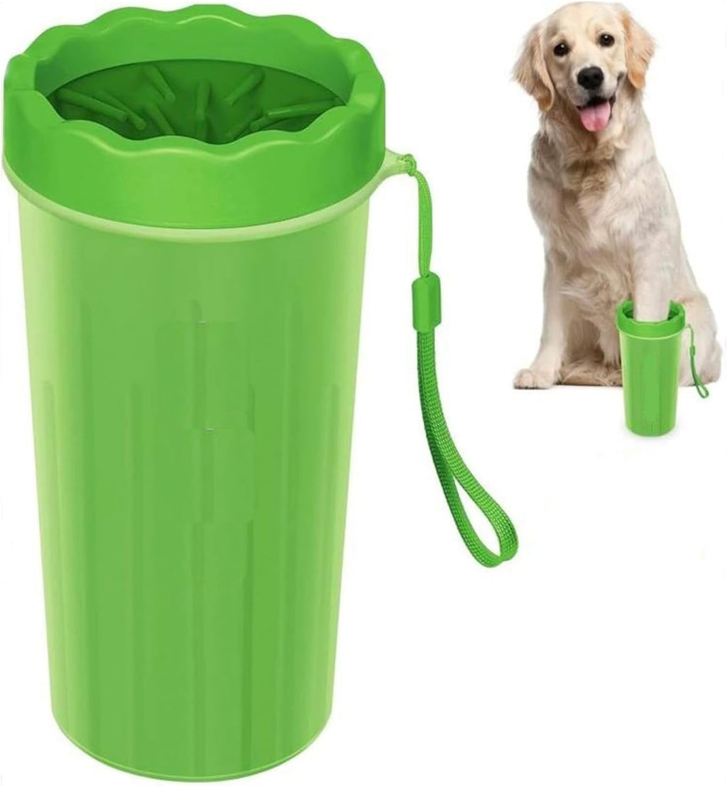 Dog Paw Cleaner, Dog Paw Washer Cup, Dog Foot Washer Large, Pet Paw Cleaner Cup, Paw Scrubber for Dogs, Muddy Paw Cleaner, Cat Foot Cleaner, Silicone Brush Cup for Medium Large Dogs Grooming